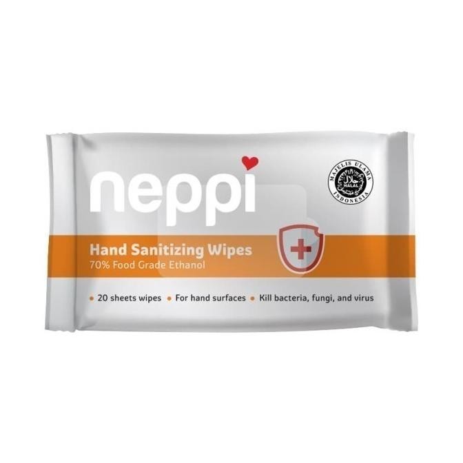 Gfd-12 Neppi Hand Sanitizing Wipes 20S - Tisu Alkohol Gfd-12