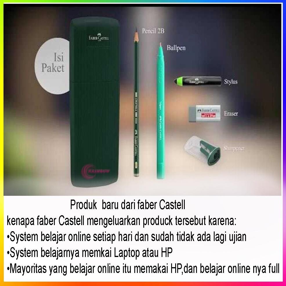 

Nld-1419 1 Set Paket Ujian Standar Faber Castell ( Pensil 2B, Rautan , Penghapus , Penggaris , Kertas Ljk ) Nld-1419
