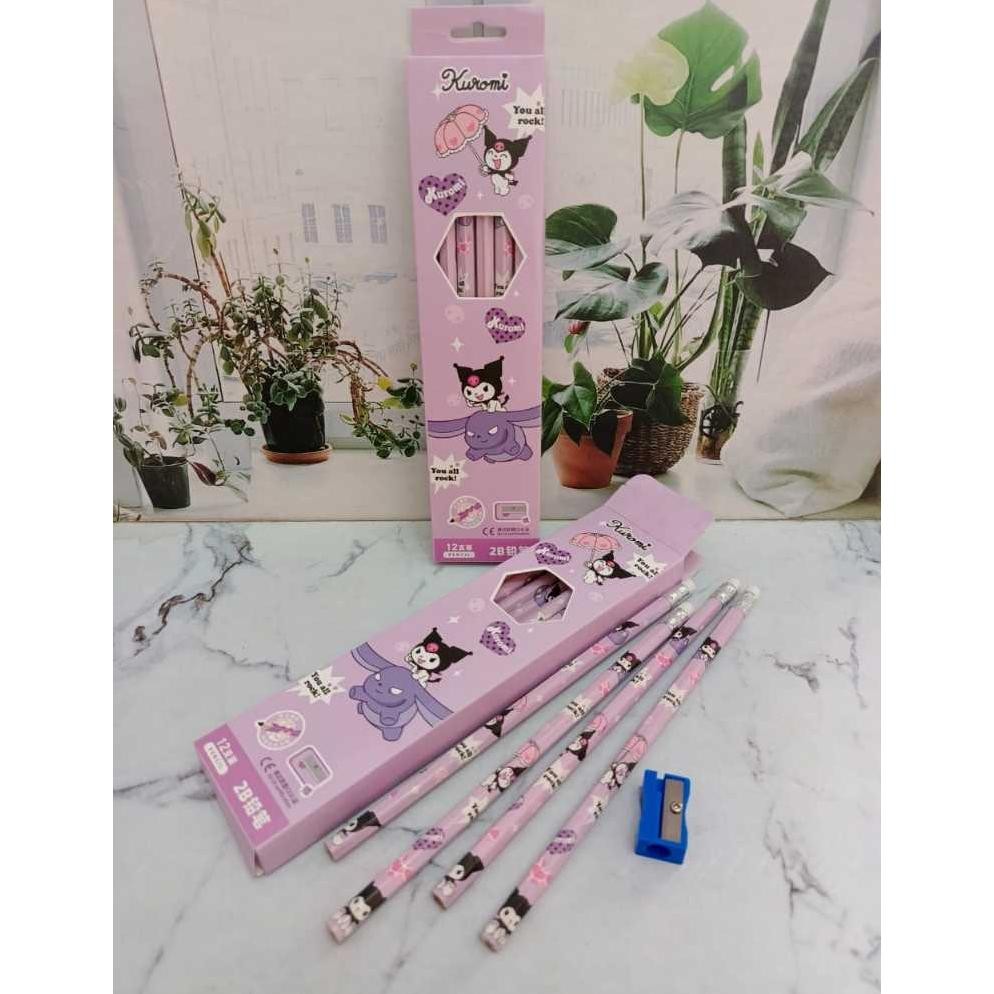 

Vb-8 (12Pc) Pencil 2B Kayu Fancy/Pensil Karakter/Pensil Kayu Murah/Pensil Fancy/Pencil Vb-8