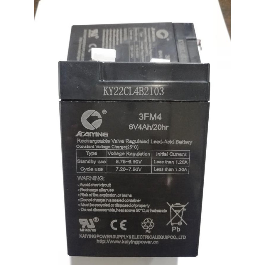 Baterai Timbangan Digital 6V 2.8Ah