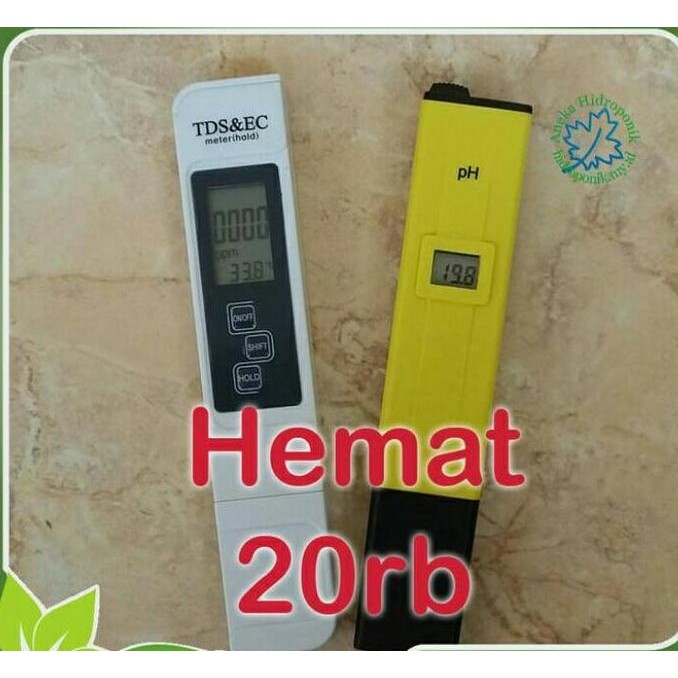 PH 107 & TDS EC METER / TESTER HIDROPONIK ORIGINAL DAN TERPERCAYA