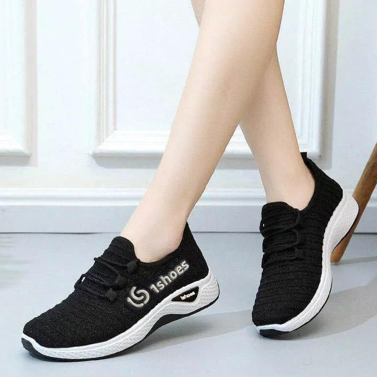 Ez23 Sk046 Sepatu Sneakers Import Fashion Wanita Motif 1Shoes Ez23