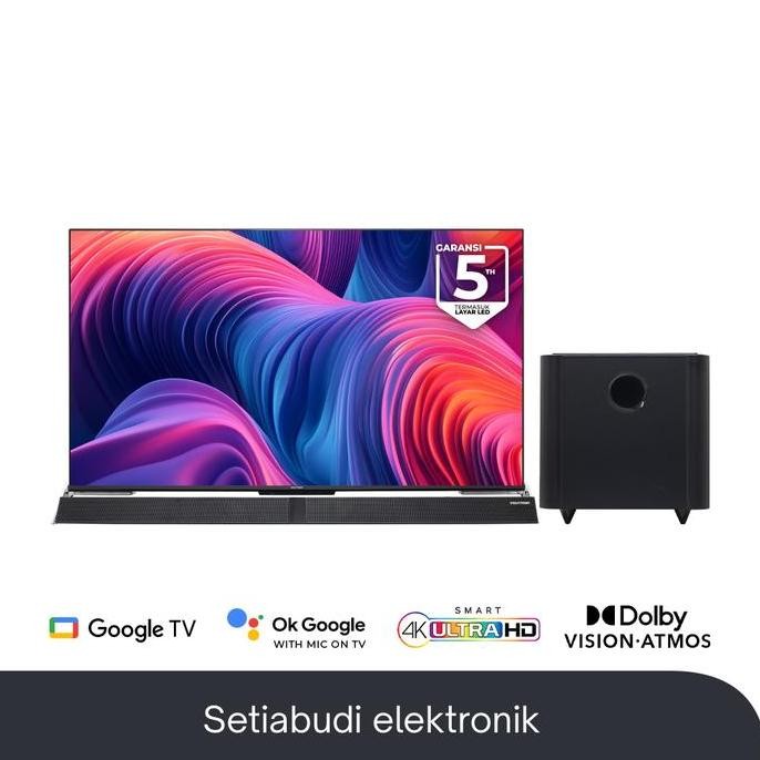 LED Polytron TV 43 soundbar 4k PLD 43BUG5959 Google TV 43BUG / BUG