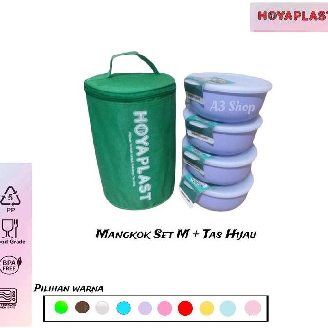 Mangkok Set M + Tas Hoyaplast