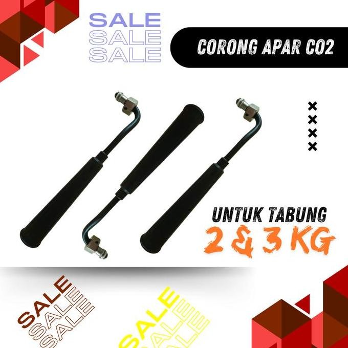 PROMO DISKON - SELANG APAR PEMADAM CO2 / NOZZLE APAR CO 2KG DAN KG