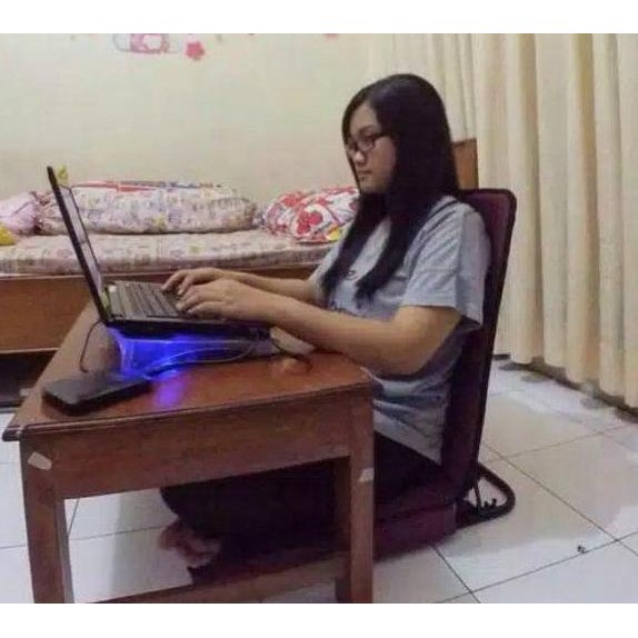 KURSI LIPAT LESEHAN LANTAI MALAS SANDARAN DUDUK BELAJAR SANTAI KERJA