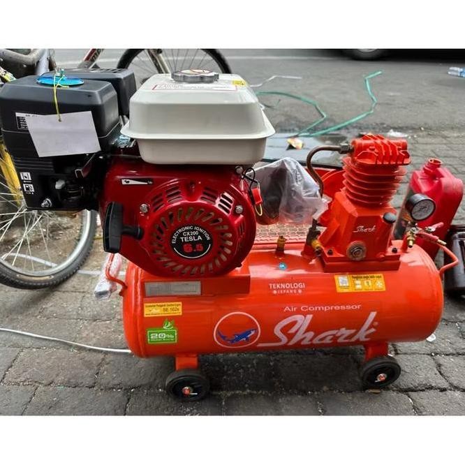 Kompresor Shark 1/4 Lengkap Mesin Kompresor Angin Lengkap Mesin Untuk Cat Dan Tambal Ban