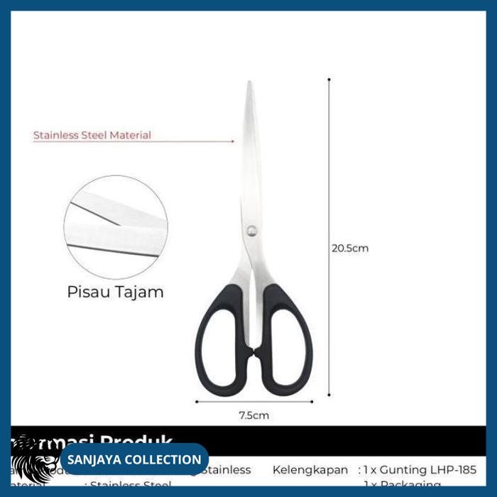 

STAINLESS BESAR 8.5 INCH 8.5" SCISSORS SC 848 185 DIJAMIN GRATIS ONGKIR