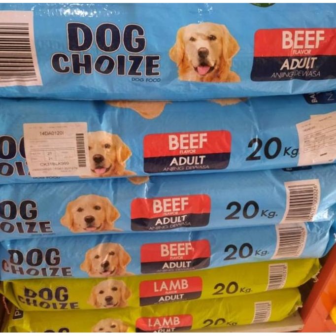 Dog Choize 20 Kg / Makanan Anjing Dog Choize 20 kg - Lamb/Beef