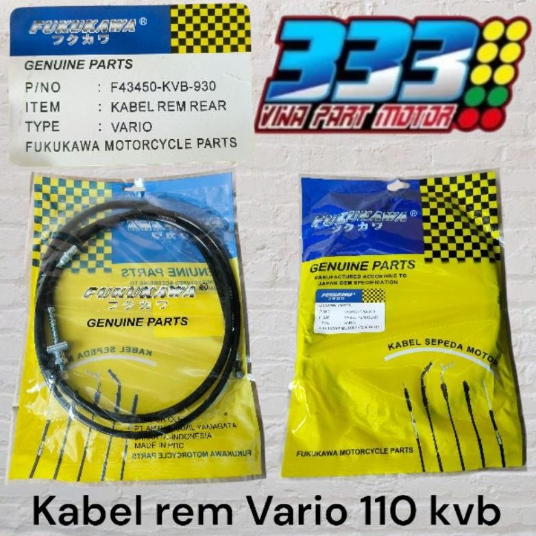 KABEL REM BELAKANG VARIO 110 KARBU KVB TALI REM BELAKANG VARIO KARBU