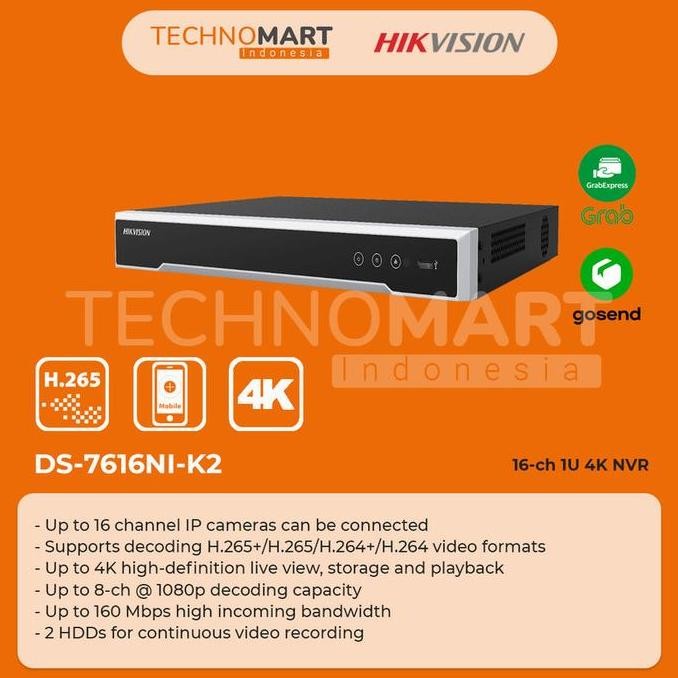 Sale Ds-7616Ni-K2 - Hikvision Nvr 16 Ch