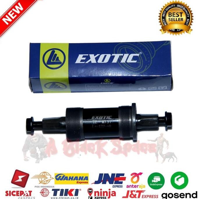 Promo BB Bottom Bracket EXOTIC As Crank Bearing 122 mm Kotak BUKAN SHIMANO COD