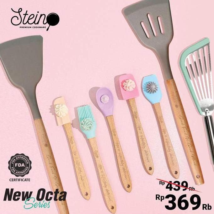 Stein Cookware Steincookware Octa Series 8 in 1 Spatula Sutil Set GM
