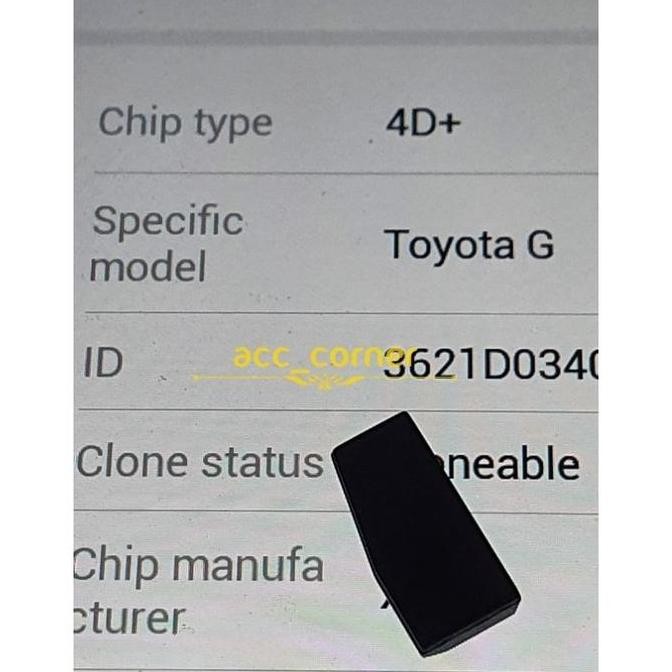 Promo chip G toyota chip transponder chip immobilizer COD