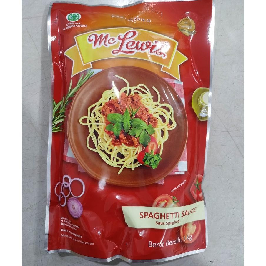 

Mc Lewis Saus Spaghetti / Spaghetti Sauce / Saus Bolognese 1Kg