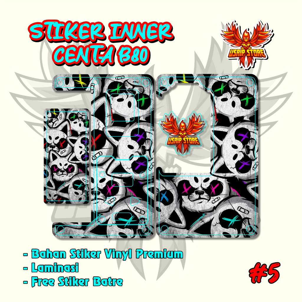 

Stiker 1 B80 05 Garskin Label Custom Fullbody Presisi Bisa COD