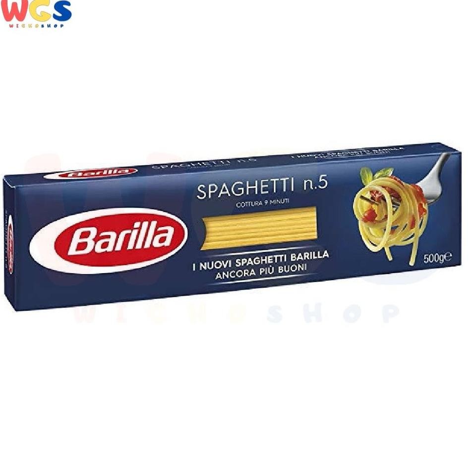 

Barilla Spaghetti No. 5 500G Pasta Premium Italia Al Dente Favorit Keluarga