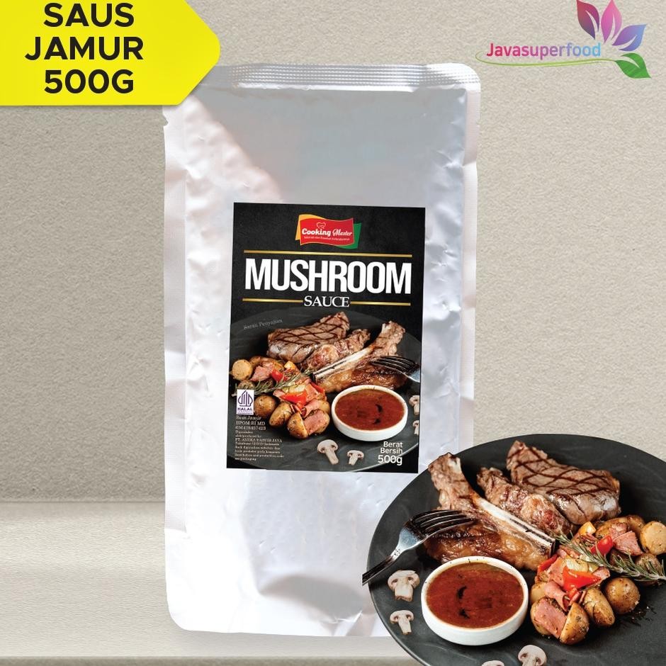 

[Halal] Saus Jamur / Mushroom Sauce Saus Jamur Mushroom Sauce 500G