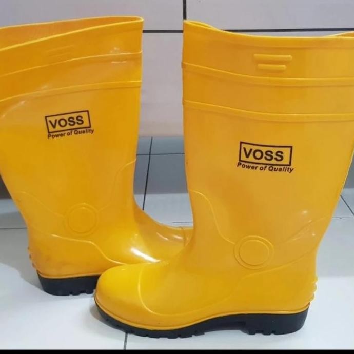 SEPATU BOOT KUNING / SAFETY BOOT / SEPATU KERJA BOOT KUNING