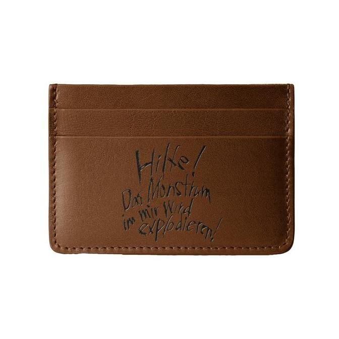 TERBARU - Faith Industries "Nameless Monster" Card Holder Brown