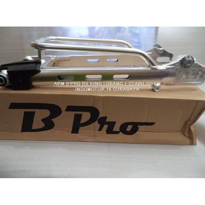 TERBARU - Arm B Pro RX King Lobang + Stabilisher SILVER