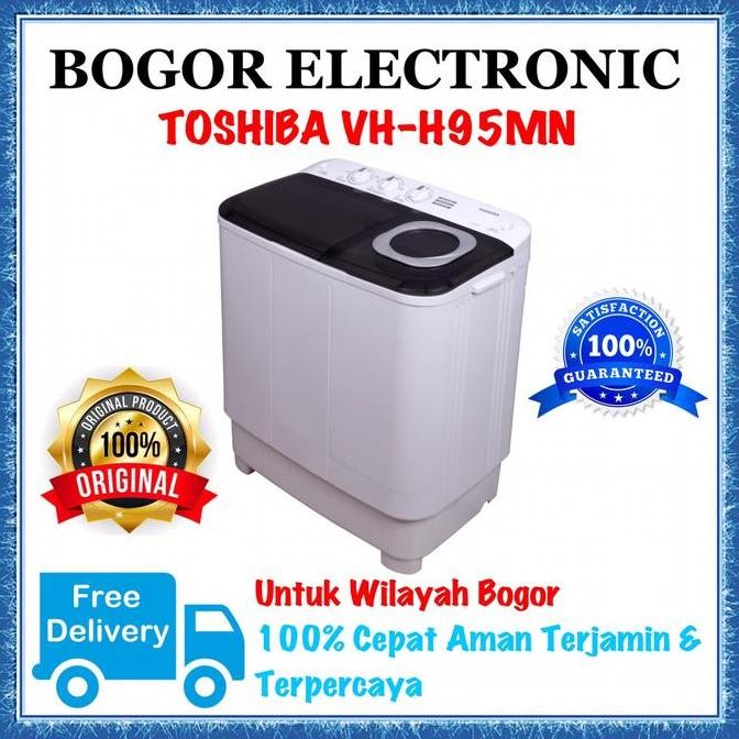 VHH95MN TOSHIBA VH-H95MN MESIN CUCI 8.5KG MESIN CUCI 2 TABUNG 8.5KG