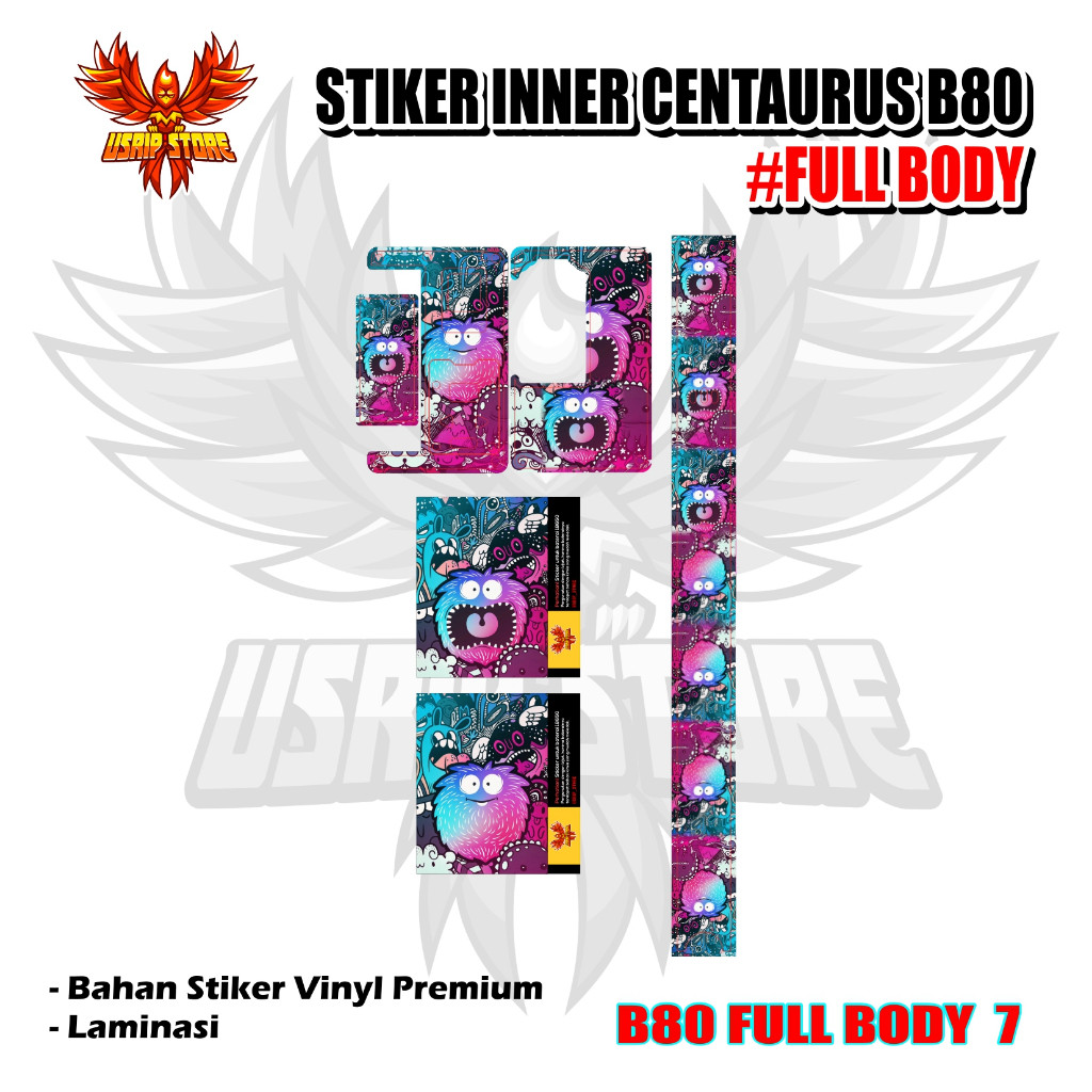 

Stiker 1 B80 07 Garskin Label Custom Fullbody Presisi Bisa COD