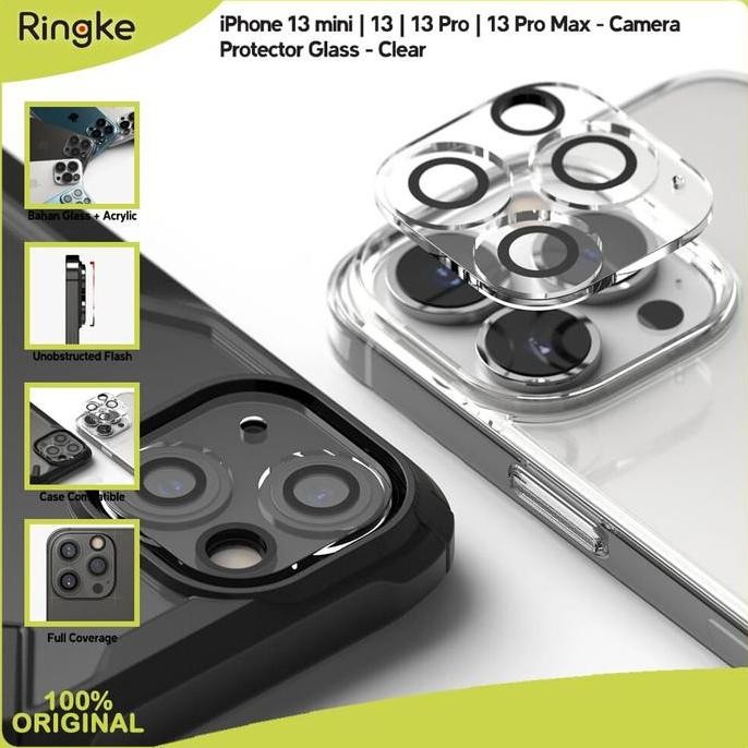 NEW Ringke iPhone 13 mini 13 Pro Max Camera Protector Tempered Glass Clear
