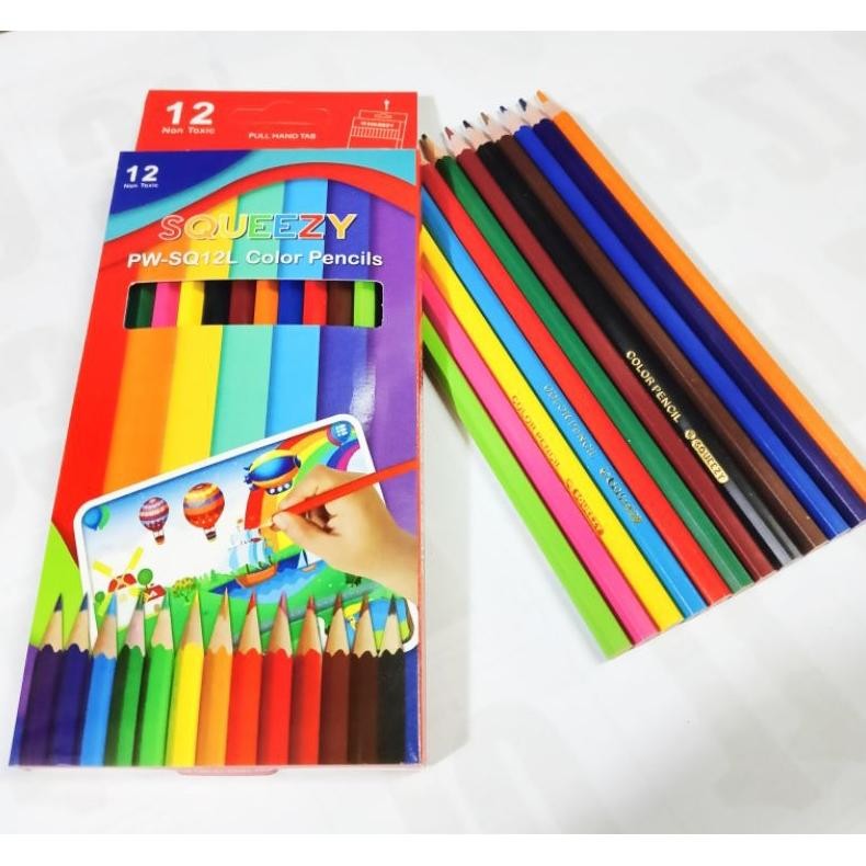 

Diskon Pensil Warna Squeezy 12 Warna Murah JWV-70