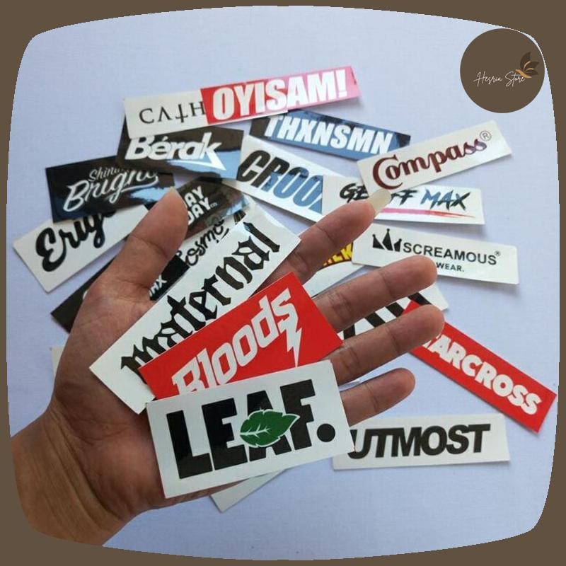 

Terbaik Stiker Distro / Sticker Clothing / Jackcloth / Hypebeast Vynil Doff Jeruk Viral Kekinian Terbaru 2025 ZF-30