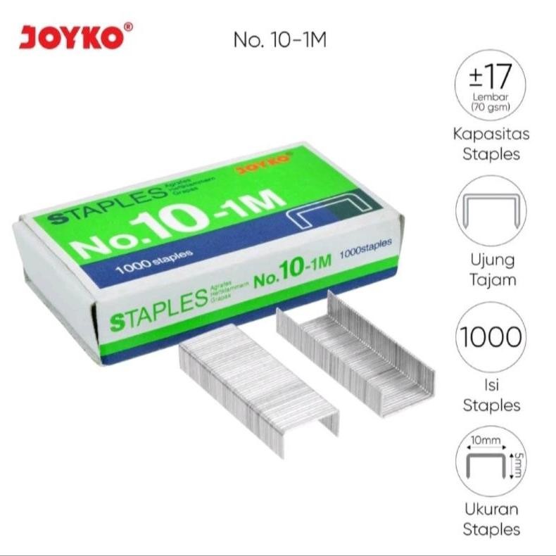 

Bisa COD (20 box) Isi Staples No. 10 Joyko ECH-51