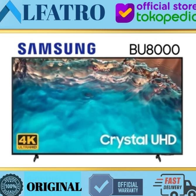 TERBARU - SAMSUNG LED TV 65BU8000 4K SMART TV UA65BU8000 CRYSTAL UHD 65BU80
