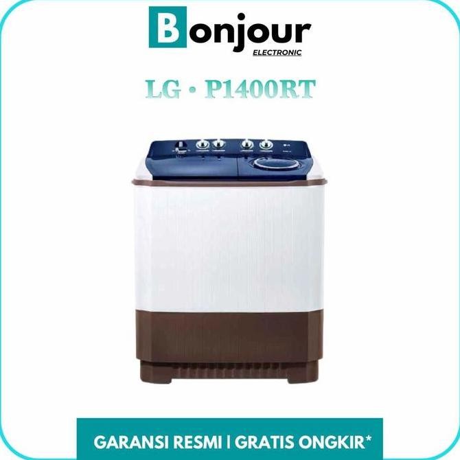 TERMURAH - LG MESIN CUCI 2 TABUNG 14 KG // LG P1400RT // MESIN CUCI LG PROMO