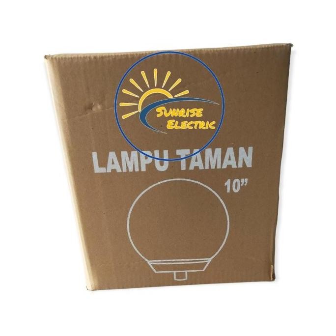 Kap Lampu Taman Bulat