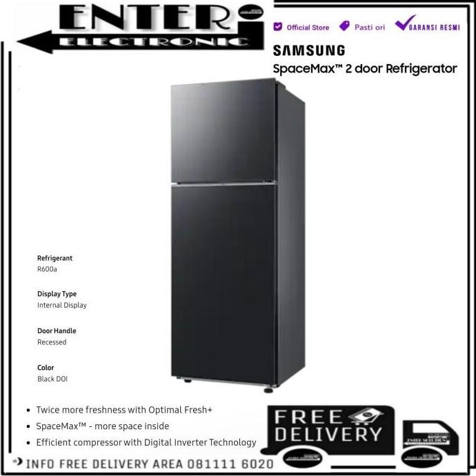 TERMURAH - SAMSUNG RT42CG6420B1 - KULKAS 2 PINTU UNGKEP SERIES RT42 RT 42CG6420B1