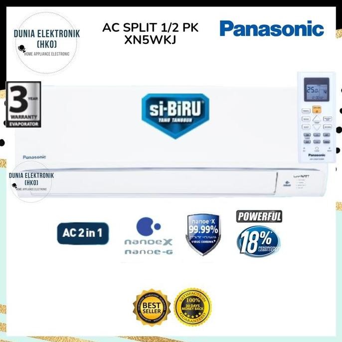 TERBARU - AC PANASONIC 3/4 PK XN7WKJ | panasonic xn7wkj Deluxe Low Watt Nanoe X