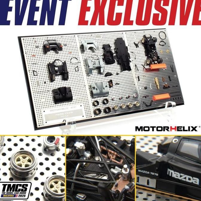 TMCS25 X Motorhelix Mazda 787B Display set