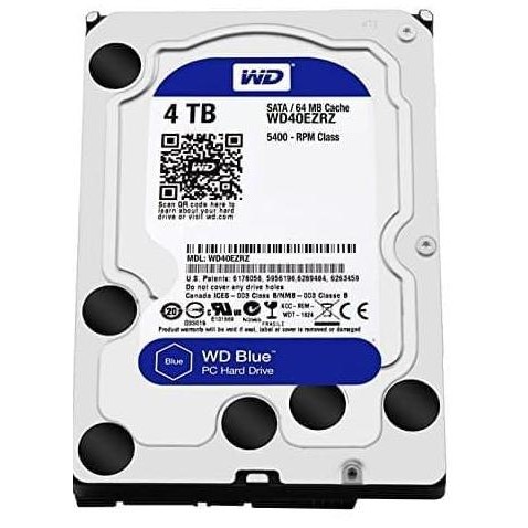 TERLARIS - WD Blue 4TB SATA3 64MB Hard Disk - Caviar Blue - WD40EZRZ