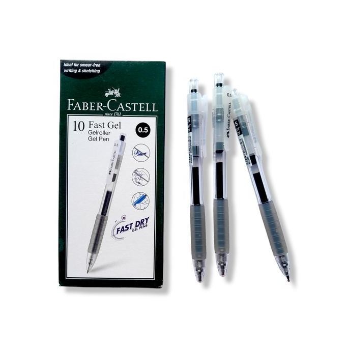 

Faber Castell Gel Pen Fast DRY 0.5mm - [ LUSIN ]