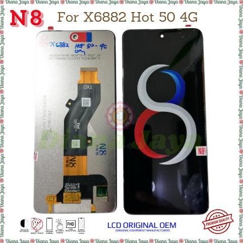 TERMURAH - Lcd Touchscreen Infinix X6882 Hot 50 4G