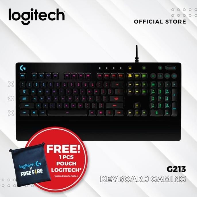 TERMURAH - Logitech G213 / G 213 Prodigy Gaming Keyboard