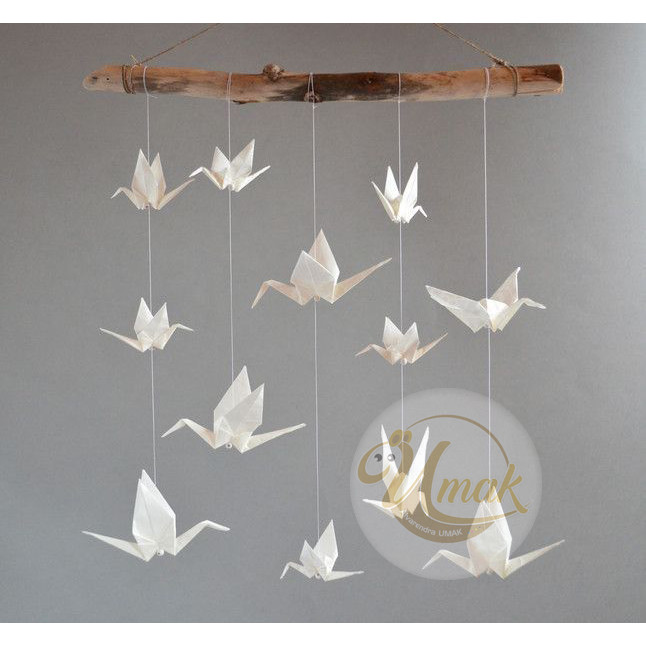 

Origami Burung Bangau Warna Putih | Kertas Lipat | crane