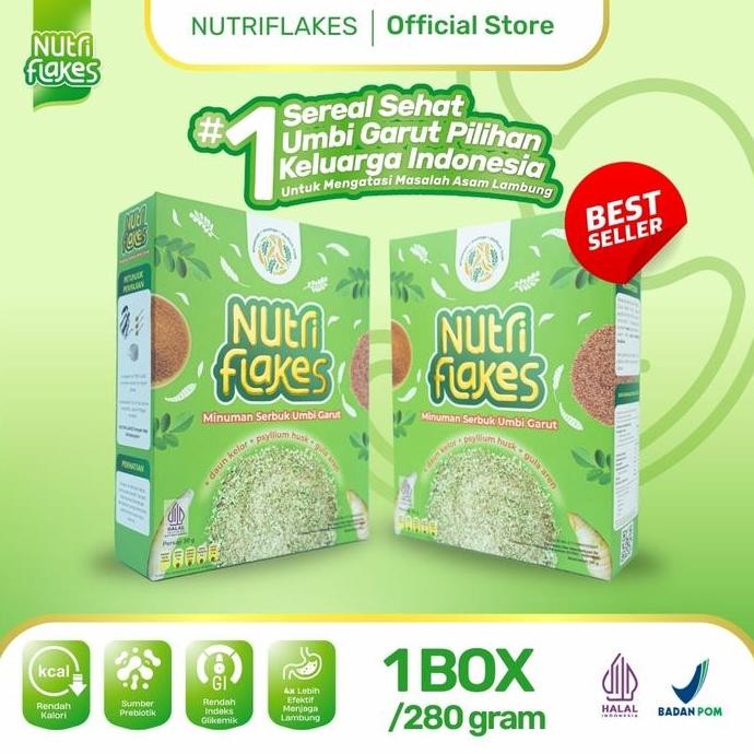 

Nutriflakes Sereal Asam Lambung Redakan Asam Lambung Paket 1 Box