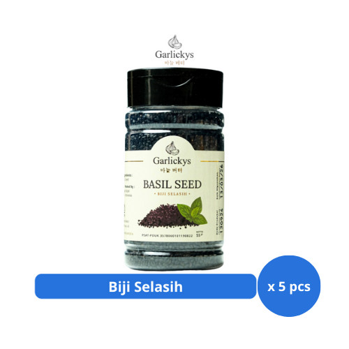 

GARLICKYS Biji Selasih Premium Quality 55gr x 5 pcs
