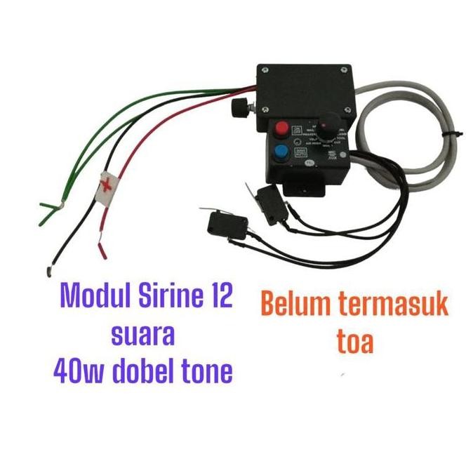 TERMURAH - modul sirine 12 suara dobel suara