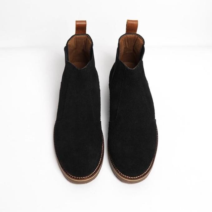 Highty Black Suede Chelsea Boots (Limited)