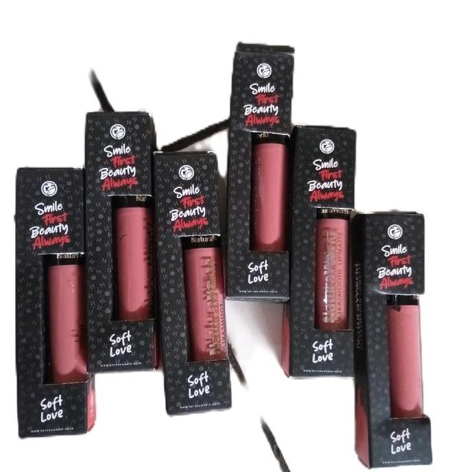 Promo NaturaWorld Lipmate SOFT LOVE WaterProff Lipmatte Waterproof COD