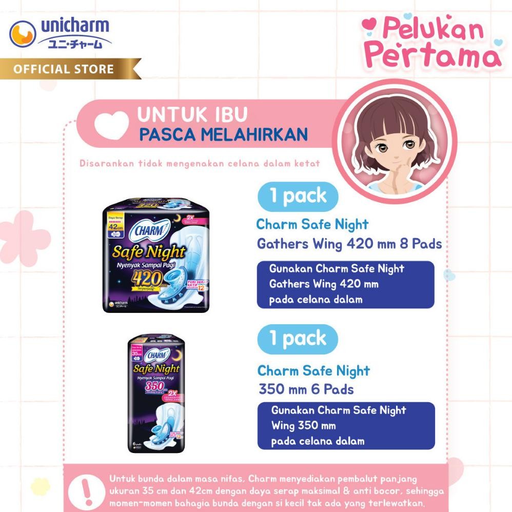 Be09 Paket Pelukan Pertama Unicharm - Mamypoko Charm Lifree