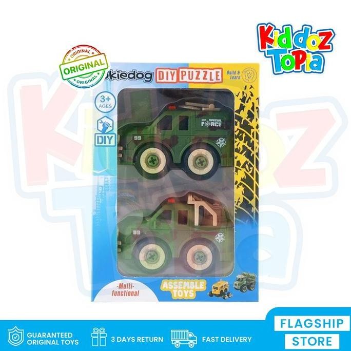 Okiedog Diy Puzzle  Military Vehicle 2pcs Package (manual version 2) CJ3989374