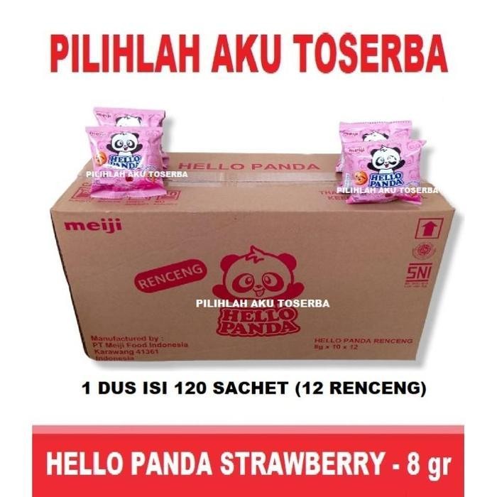 

Meiji Hello Panda Biscuit Strawberry Renceng - (Harga 1 Dus) Terlaris Best Quality 100% Original